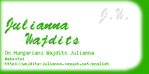 julianna wajdits business card